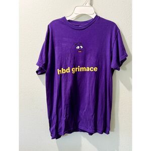 McDonald's 2023 HBD Grimace Crew Unisex Shirt Purple Size Medium MINT, NO FLAWS